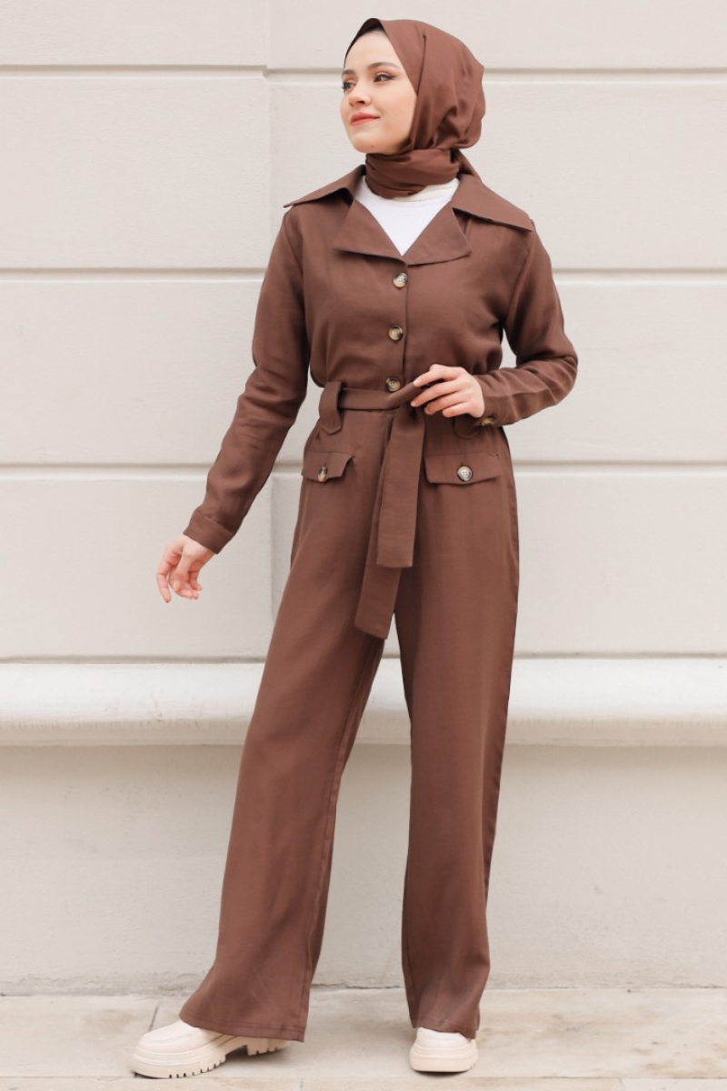 Nicos Kahverengi Tulum