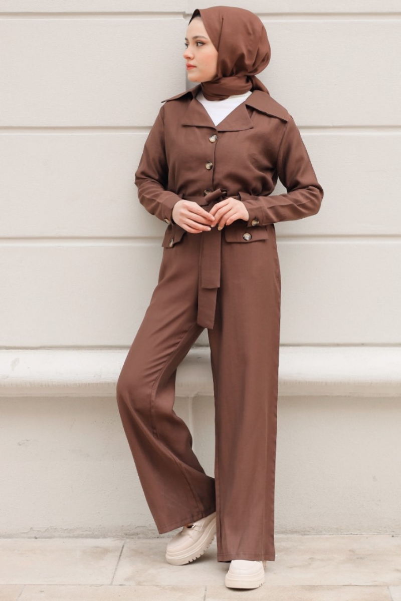 Nicos Kahverengi Tulum