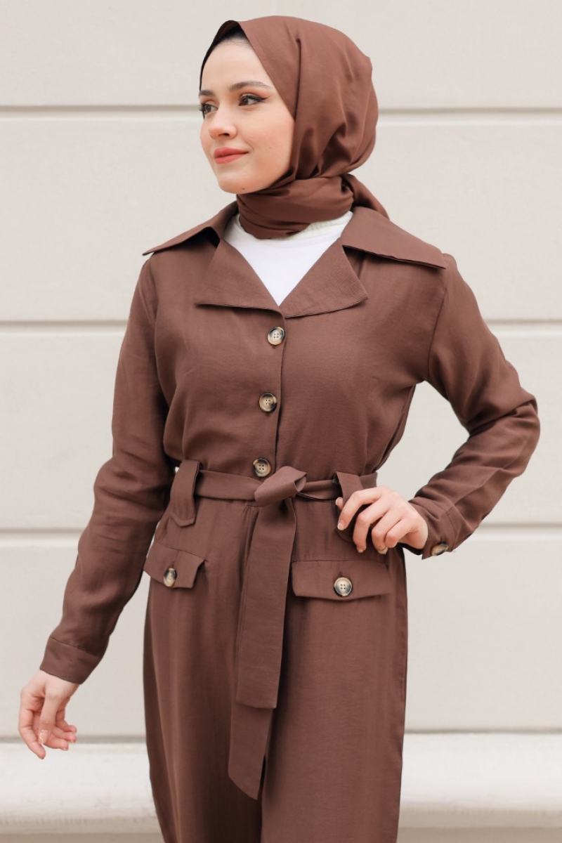 Nicos Kahverengi Tulum