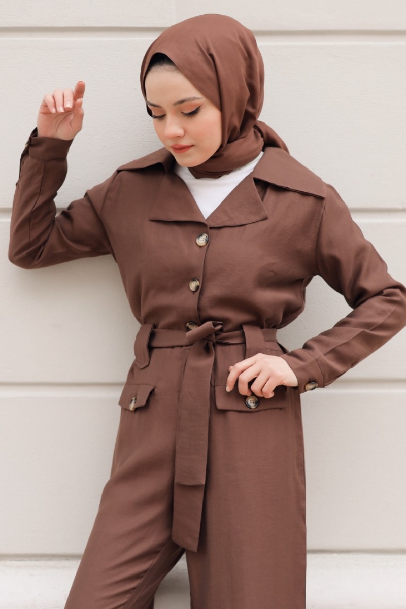 Nicos Kahverengi Tulum