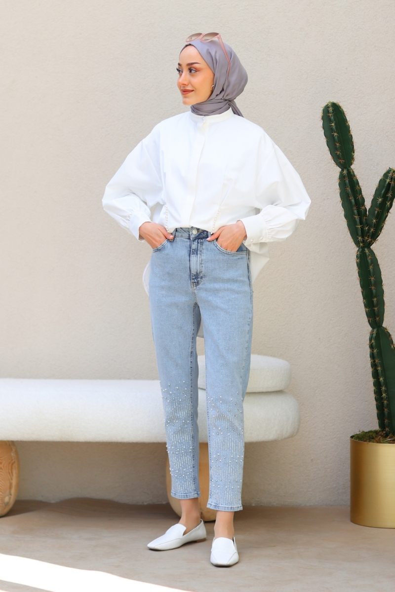 Nils Mavi Kot Pantolon