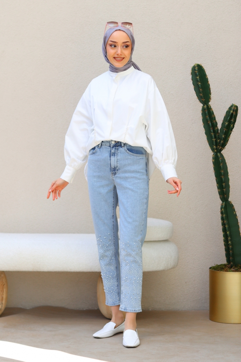 Nils Mavi Kot Pantolon