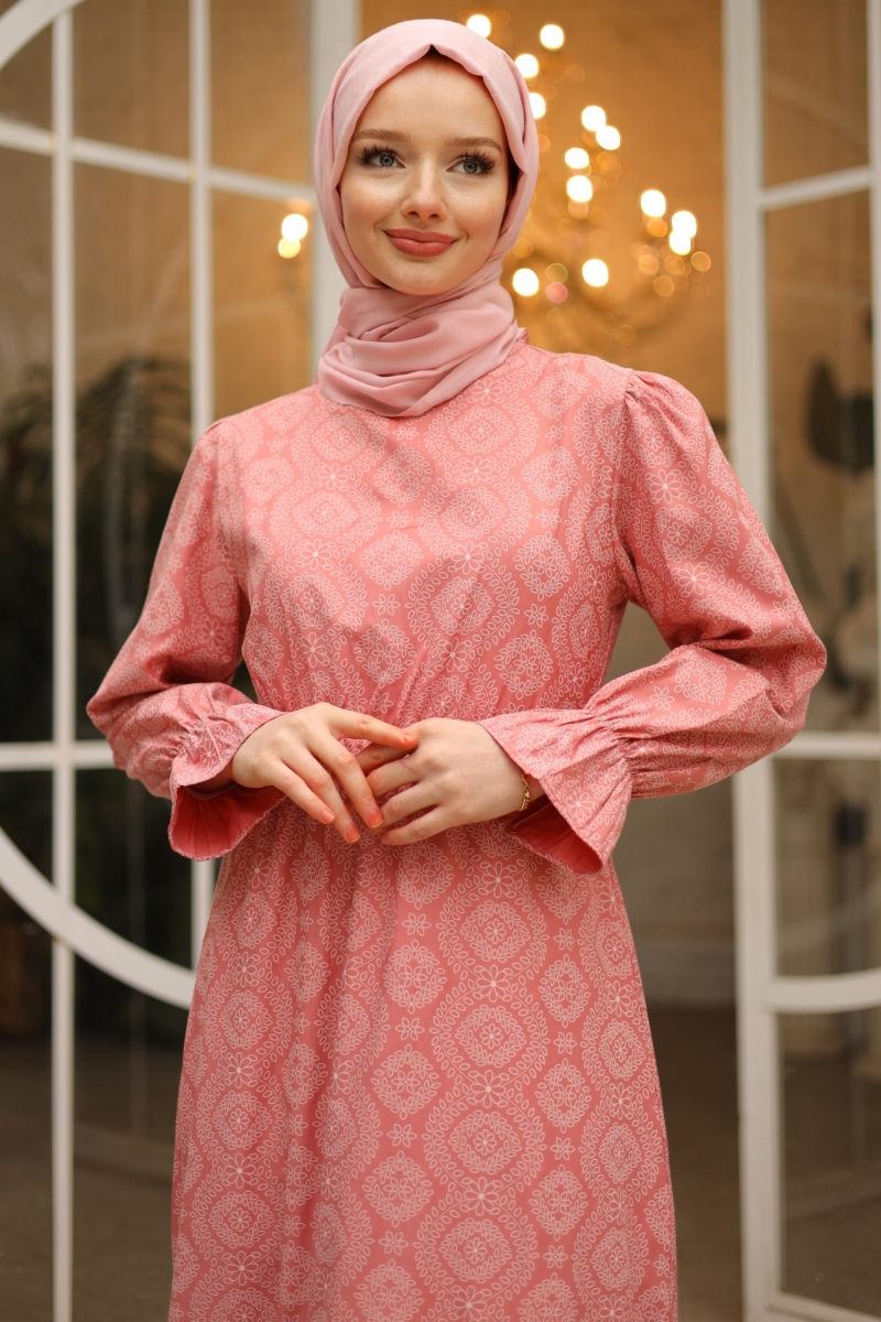 Ninnel Pembe Elbise