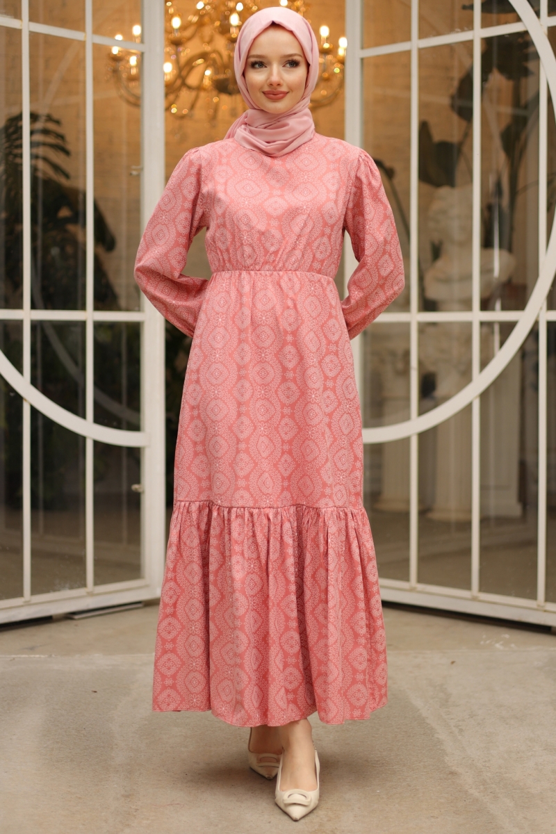 Ninnel Pembe Elbise