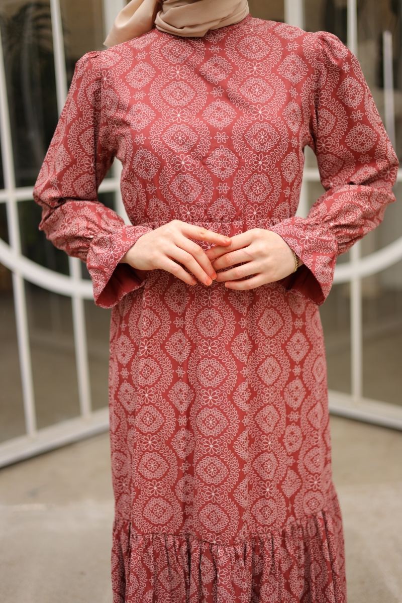 Ninnel Kiremit Elbise