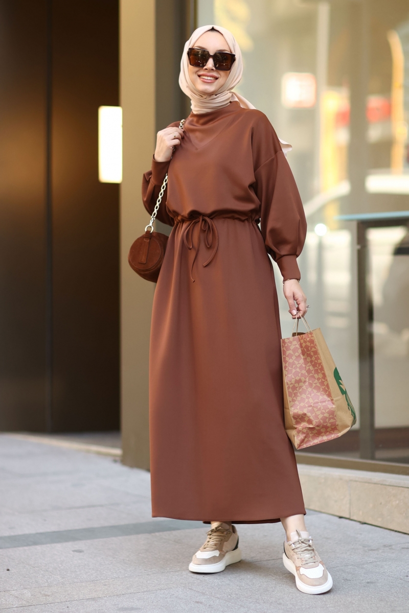 Noa Kahverengi Elbise