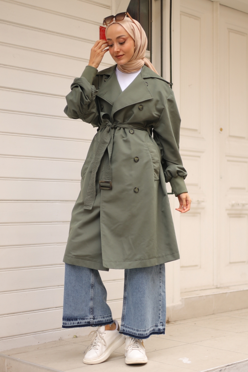 Norve Haki Trençkot