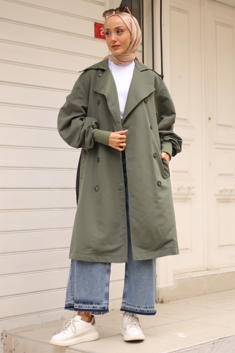 Norve Haki Trençkot