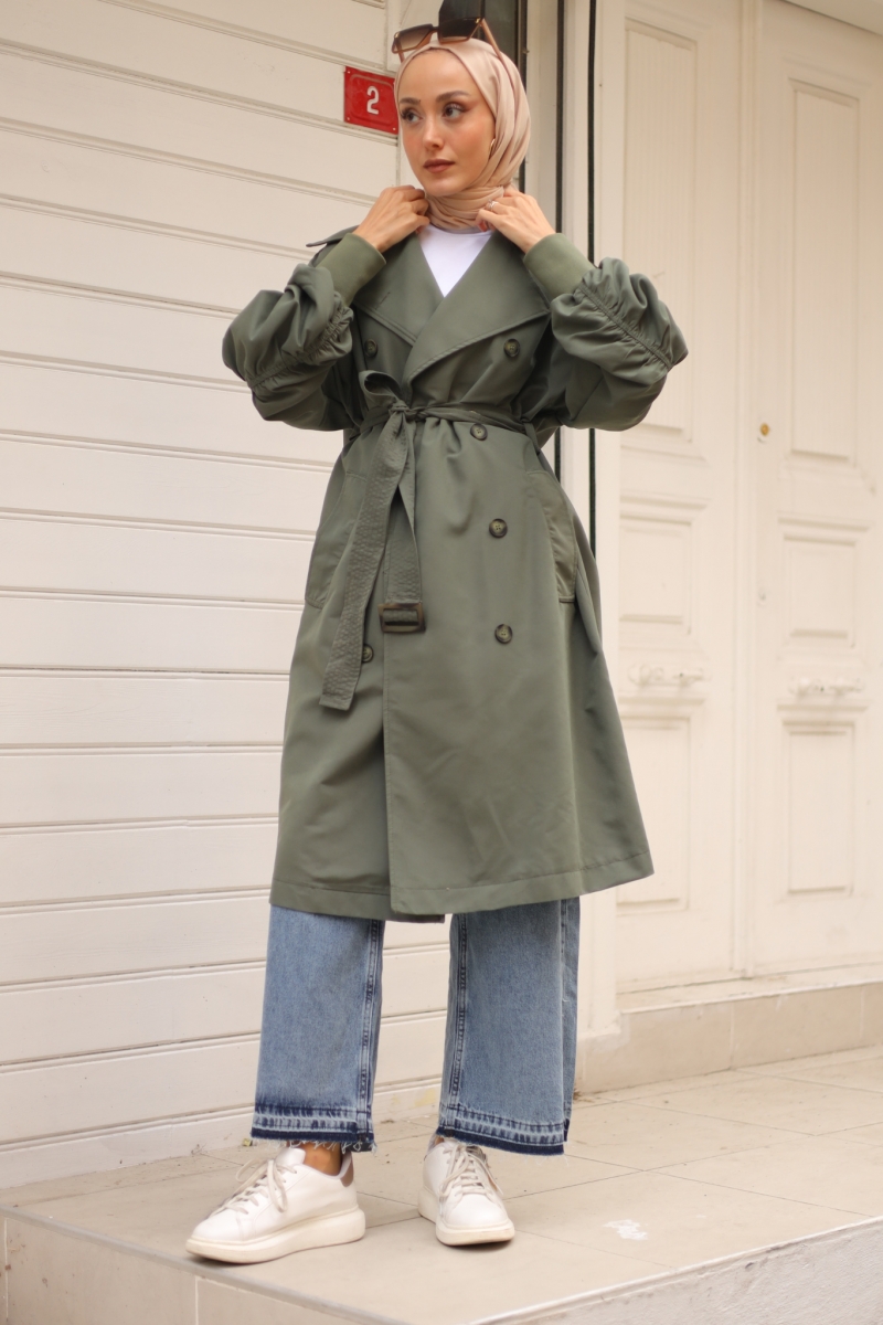 Norve Haki Trençkot