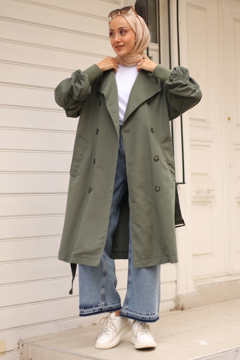 Norve Haki Trençkot