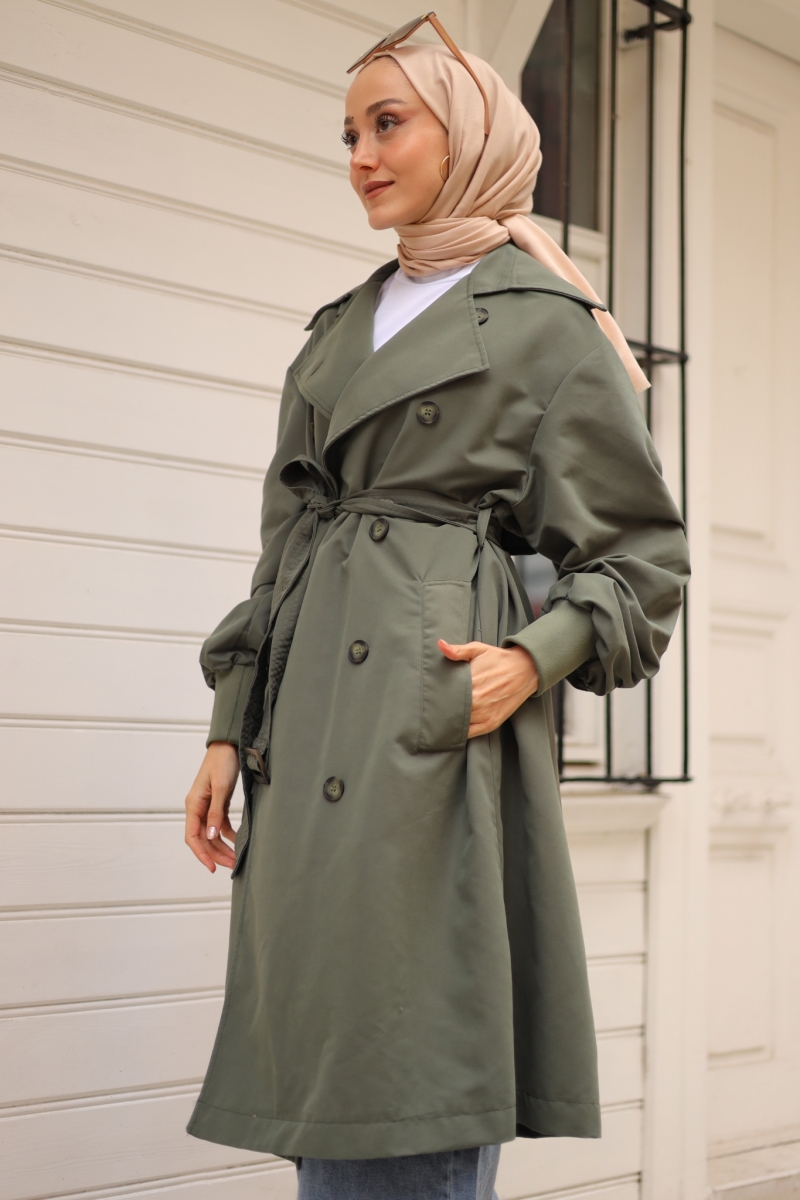 Norve Haki Trençkot