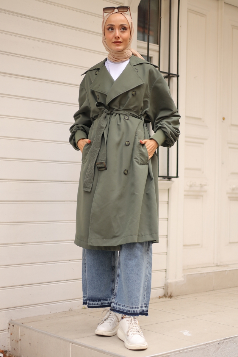 Norve Haki Trençkot