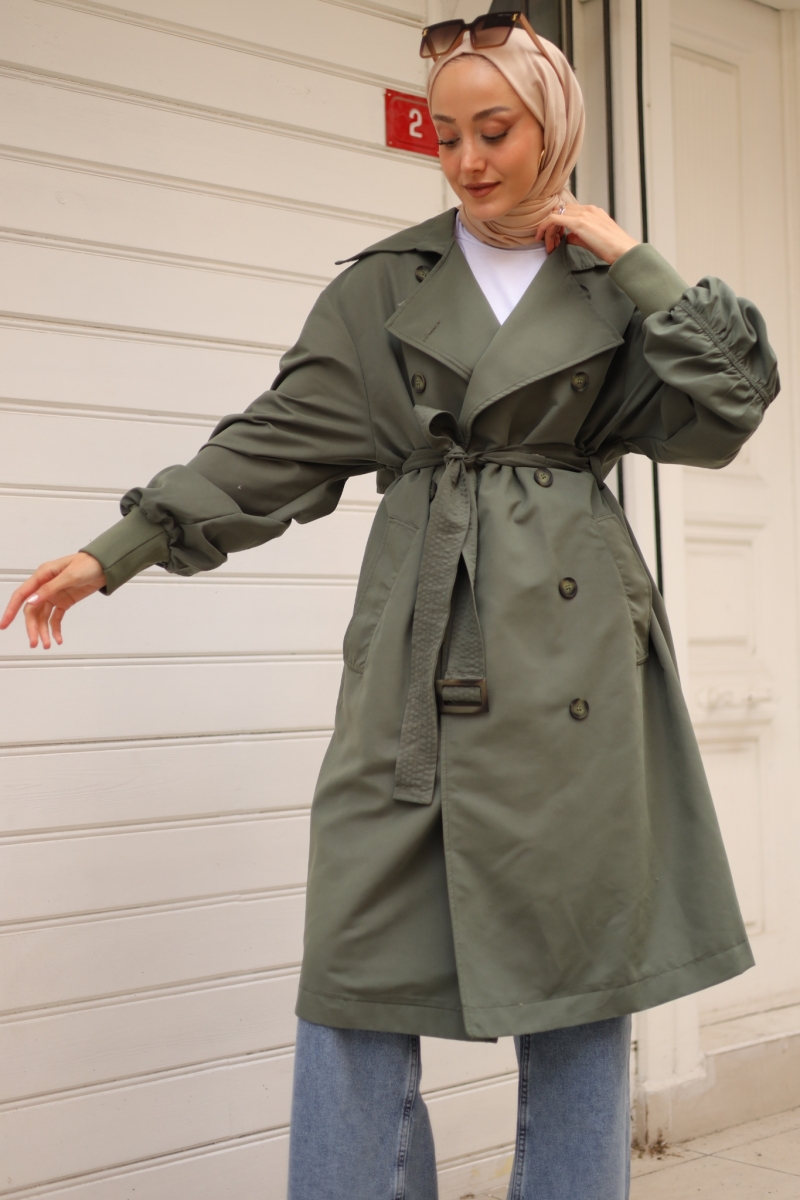 Norve Haki Trençkot