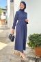 Ola Saks Mavisi Elbise