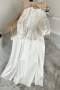 Olina Ekru Elbise