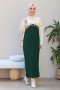 Olive Yeşil Elbise