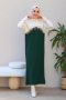 Olive Yeşil Elbise