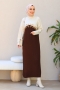 Olive Kahverengi Elbise