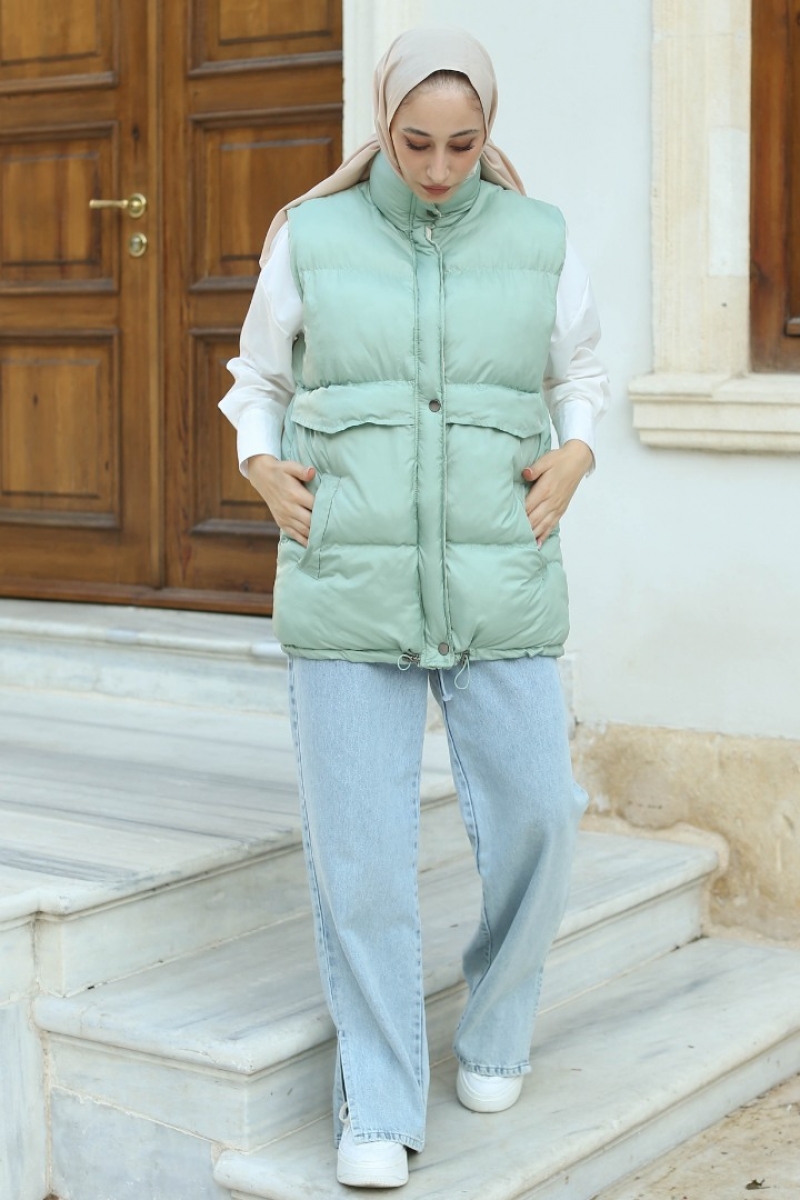 Orana Mint Yeşili Şişme Yelek