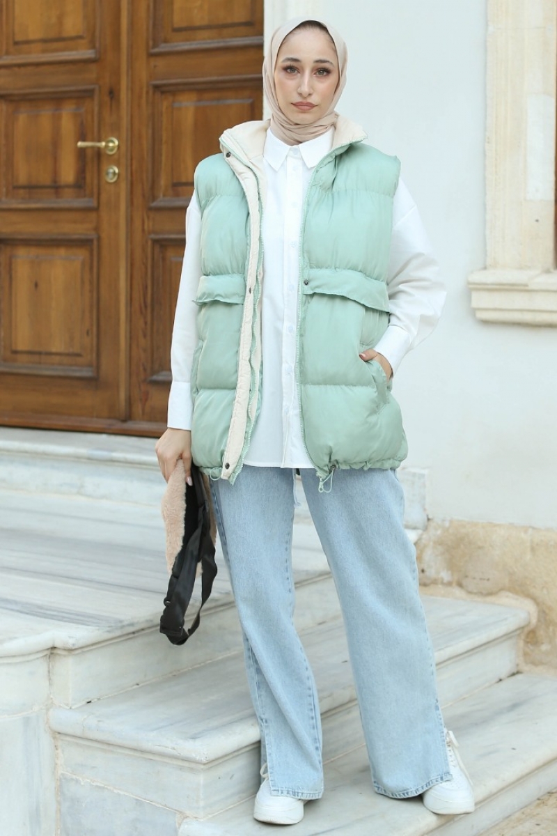Orana Mint Yeşili Şişme Yelek