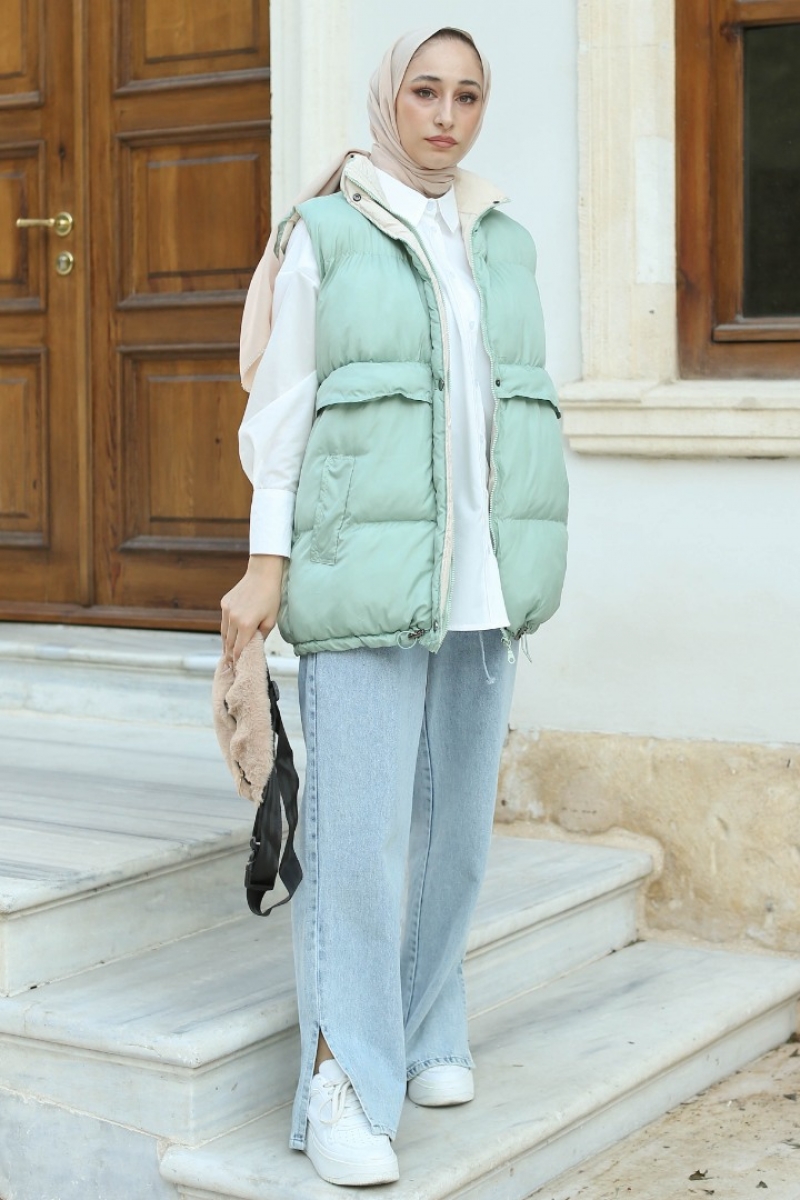 Orana Mint Yeşili Şişme Yelek