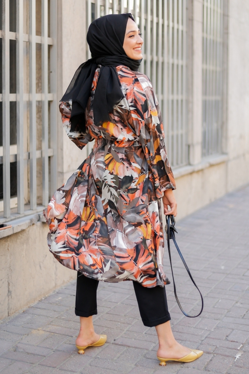 Orbit Kahverengi Kimono