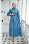 Orea Mavi Kot Elbise