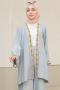 Orsina Gri Kimono Takım