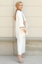 Orsina Beyaz Kimona Takım