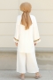 Orsina Beyaz Kimona Takım