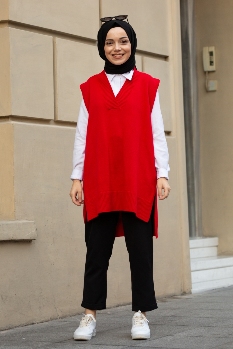 Osaka İkili Kırmızı Kombin