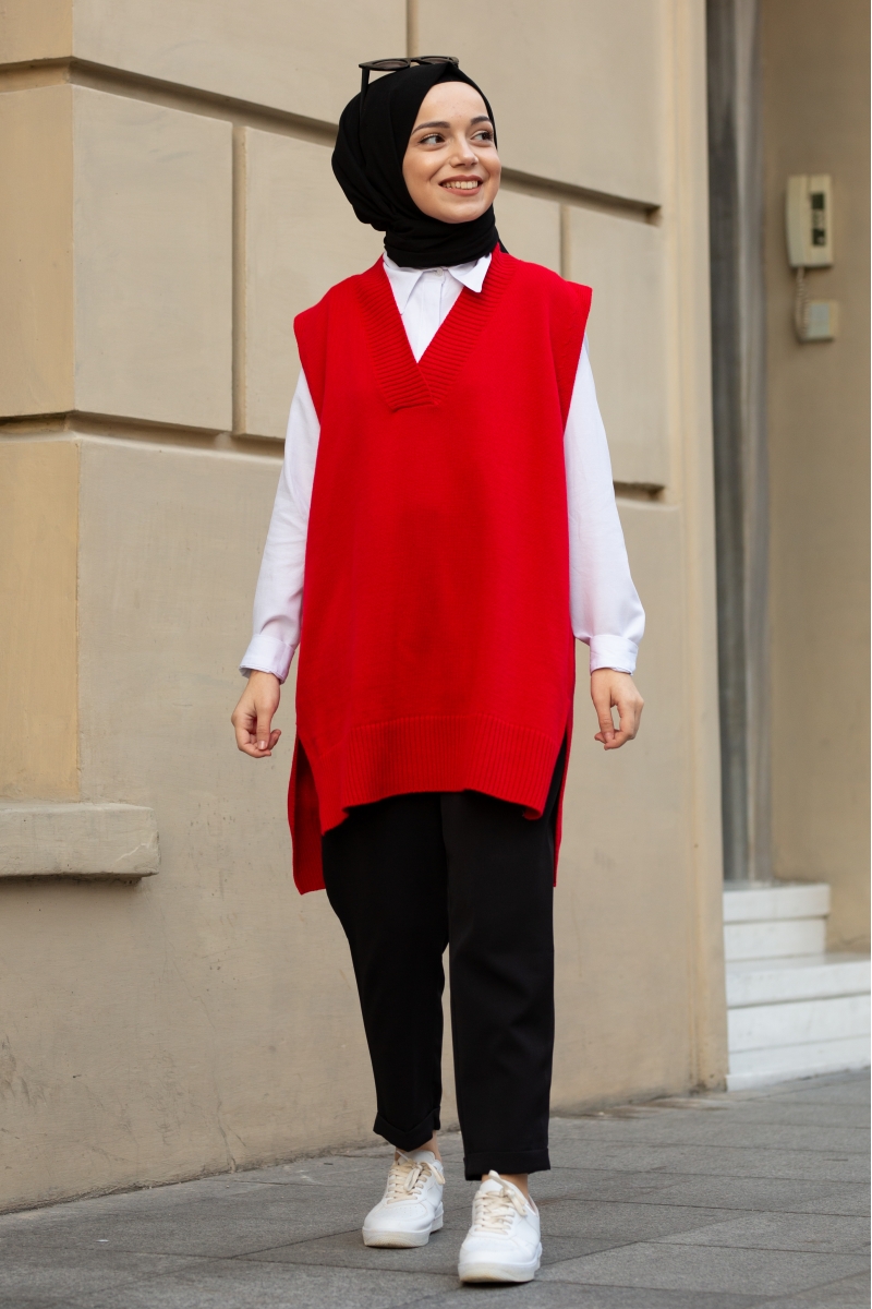 Osaka İkili Kırmızı Kombin