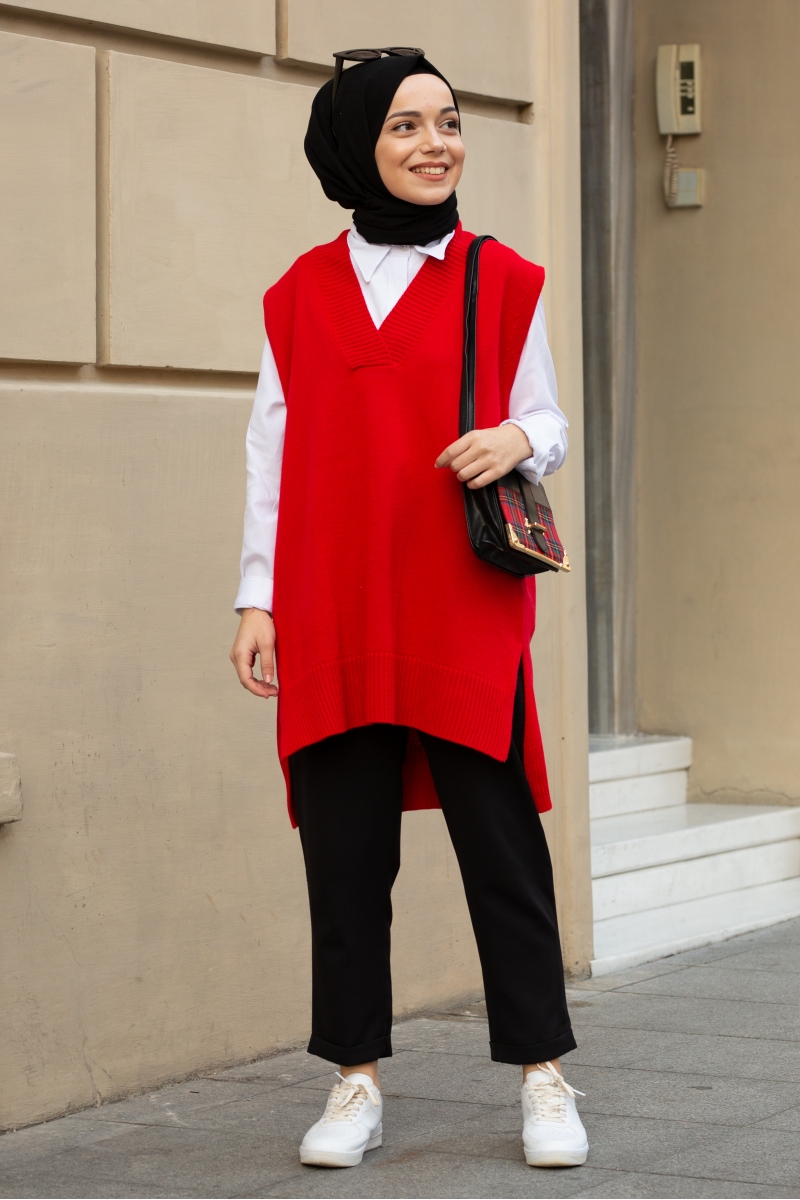 Osaka İkili Kırmızı Kombin