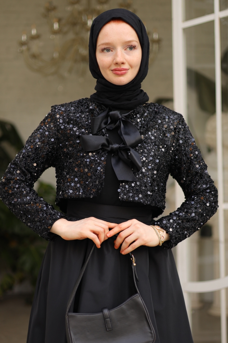 Oys Siyah Ceket Etek Takım