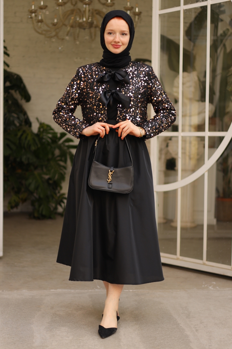 Oys Gold Ceket Etek Takım