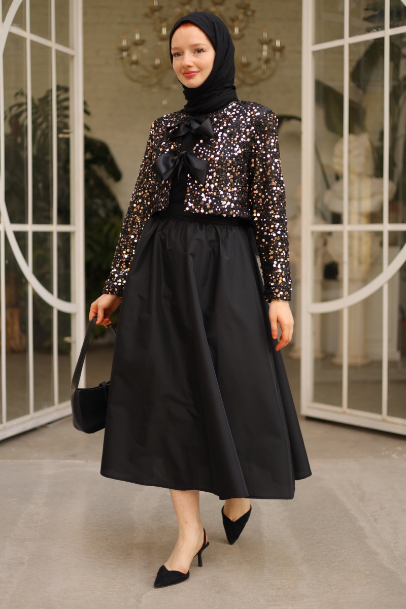 Oys Gold Ceket Etek Takım