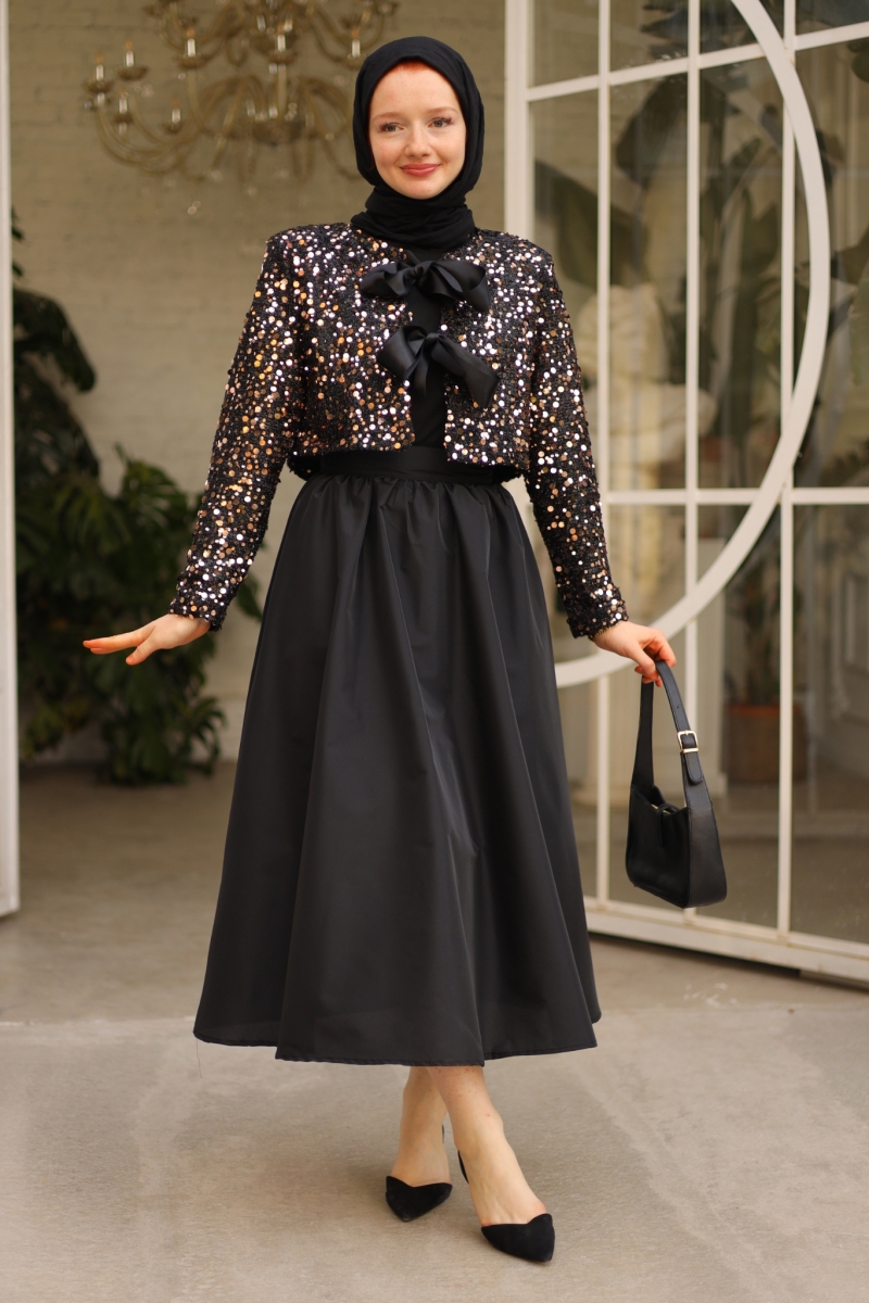 Oys Gold Ceket Etek Takım