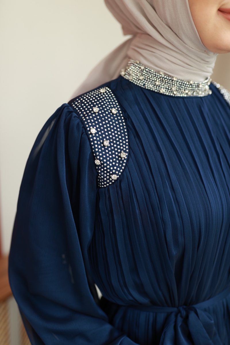 Pares Lacivert Elbise