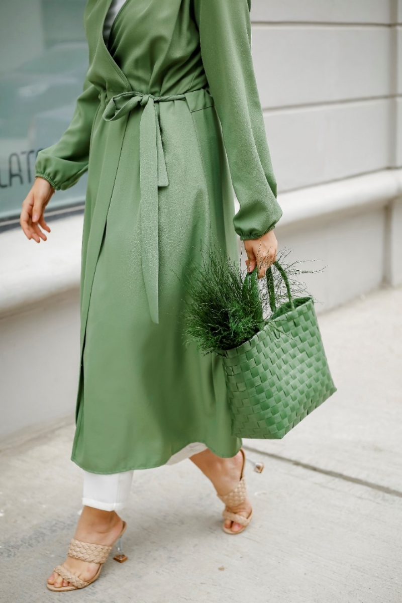 Paula Mint Yeşil Trenç