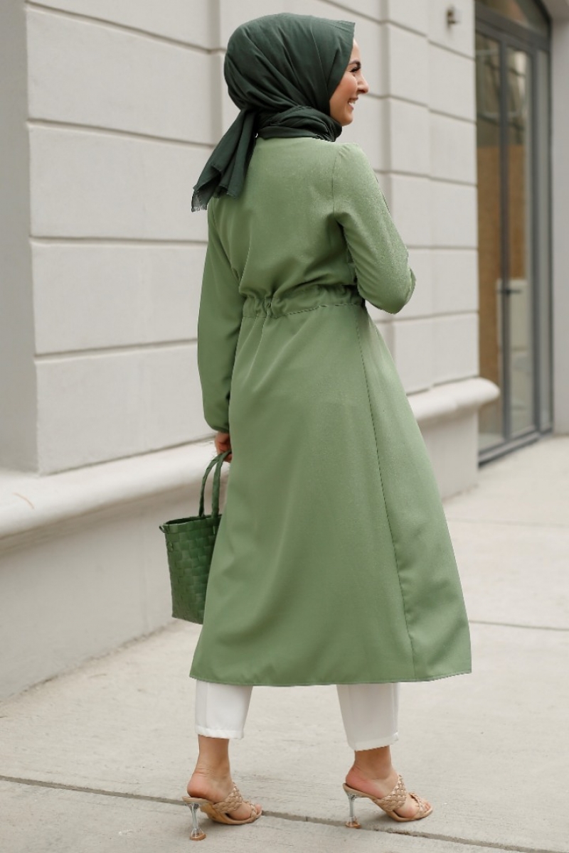 Paula Mint Yeşil Trenç