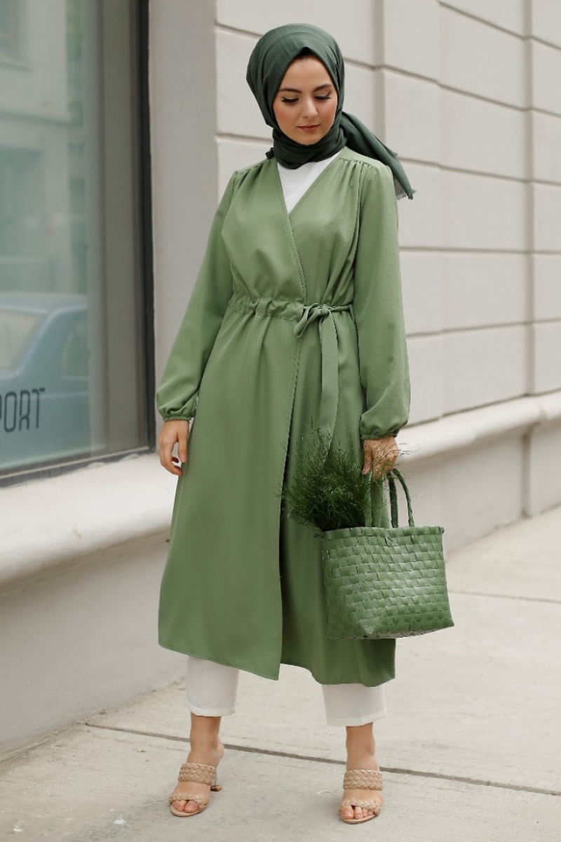 Paula Mint Yeşil Trenç