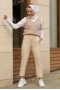 Pelin Ekru Pantolon