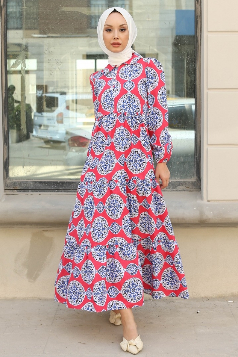 Perla Kırmızı Elbise