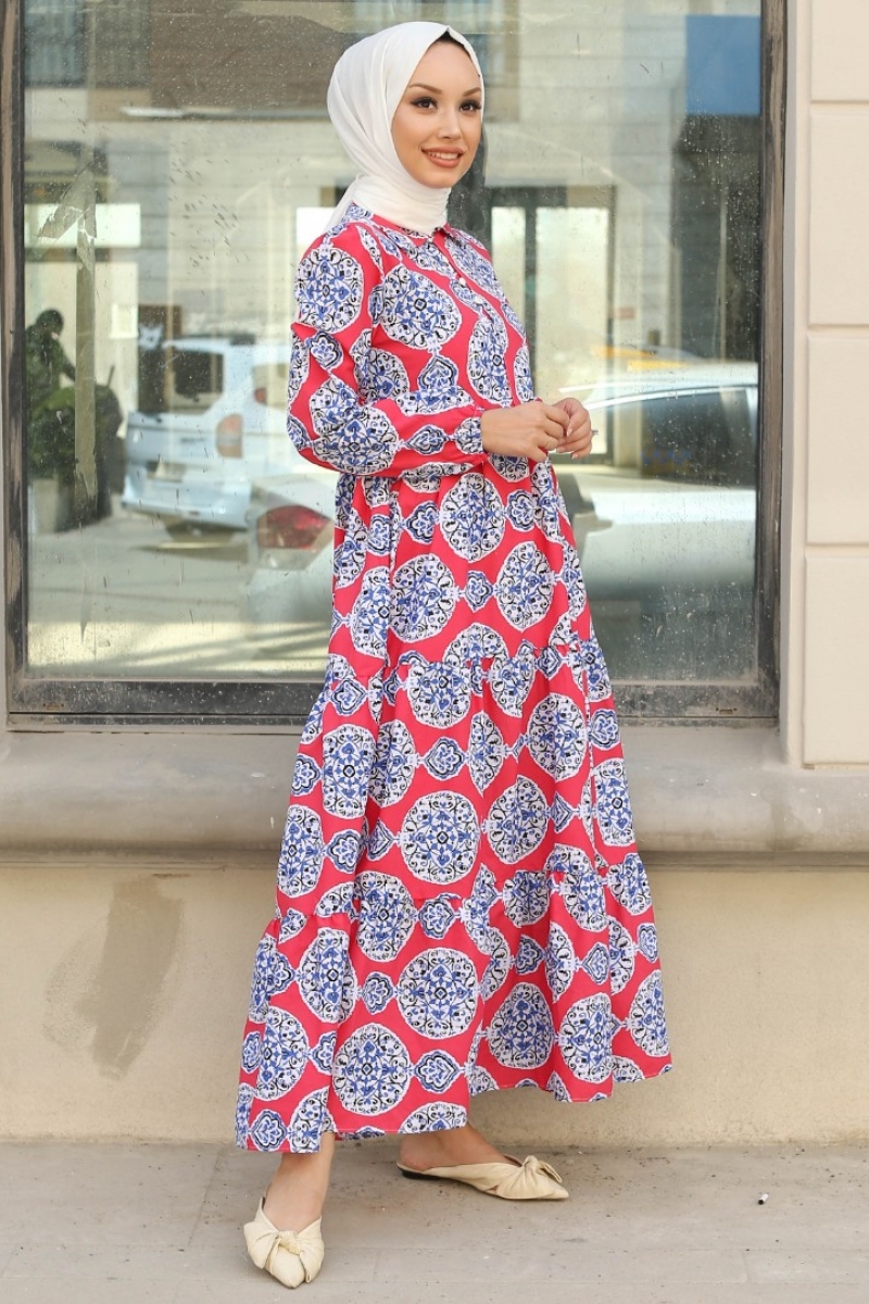 Perla Kırmızı Elbise
