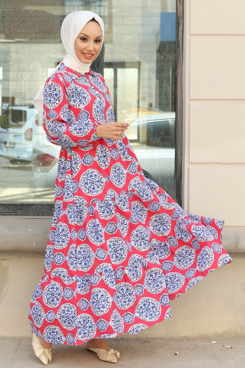 Perla Kırmızı Elbise