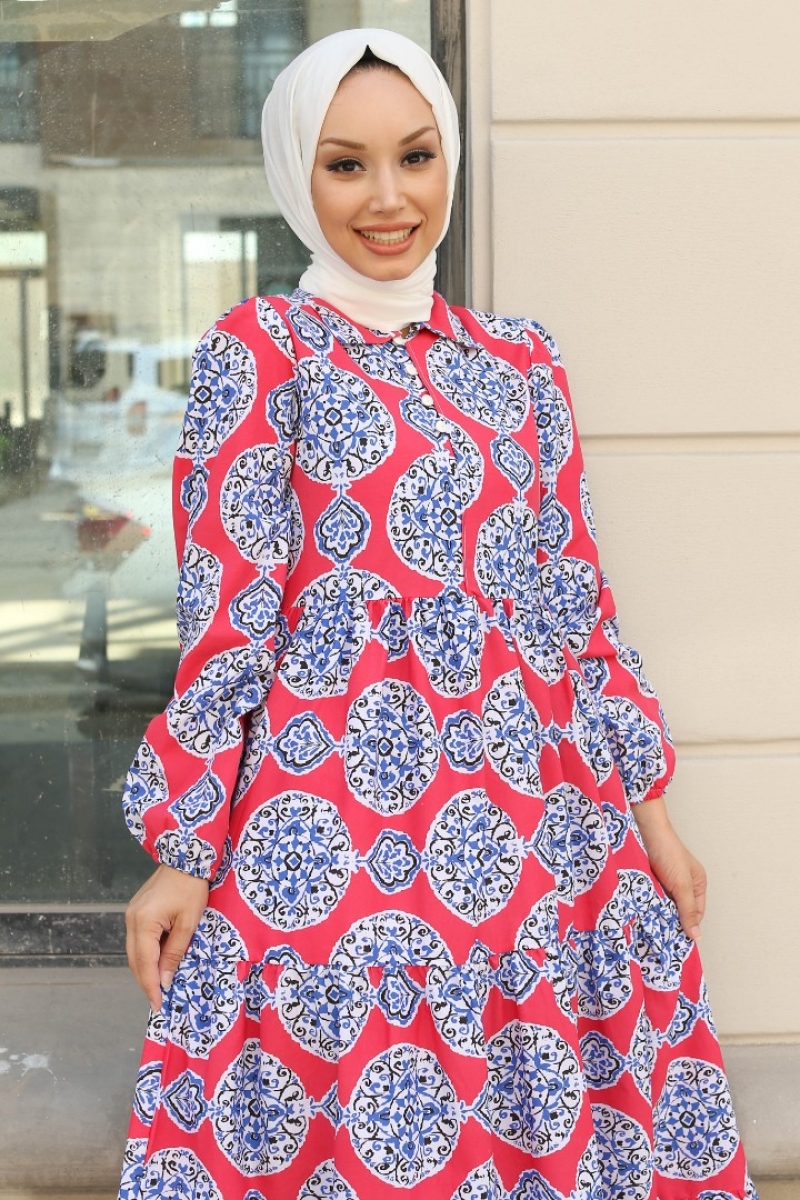 Perla Kırmızı Elbise