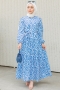 Perme Saks Mavisi Elbise