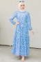 Perme Saks Mavisi Elbise