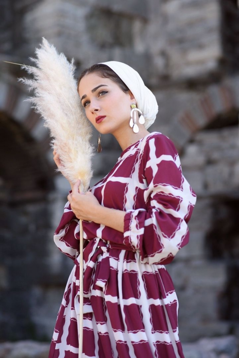 Mürdüm Pety Elbise