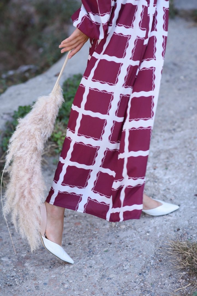 Mürdüm Pety Elbise